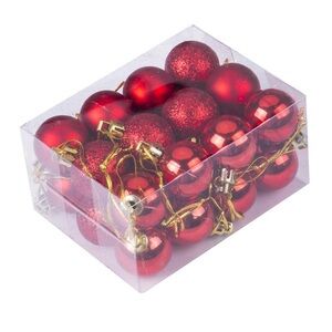 NWT! 72 Christmas Ornaments 30mm